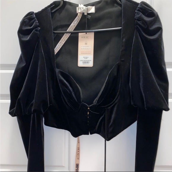 House Of CB Velvet Top - Picture 3 of 4